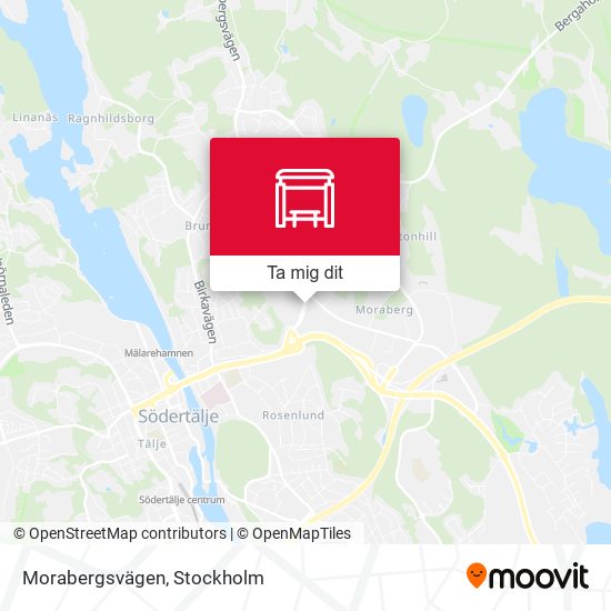 Morabergsvägen karta