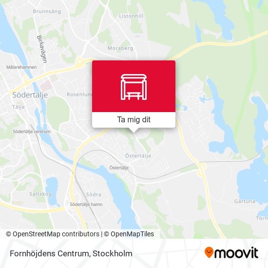 Fornhöjdens Centrum karta