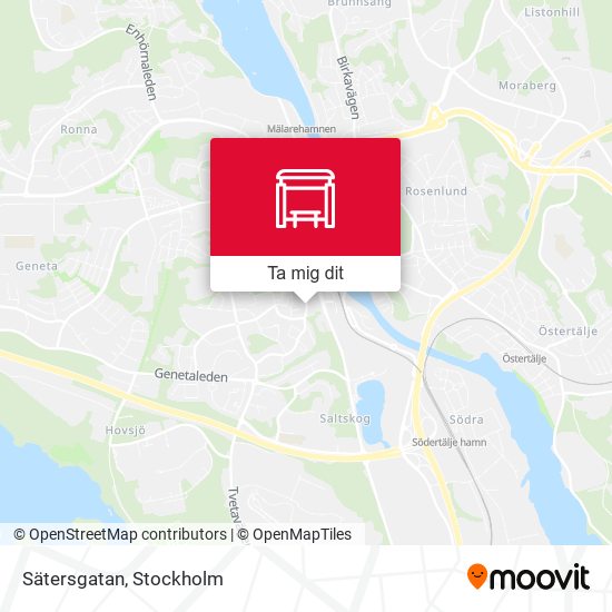 Sätersgatan karta