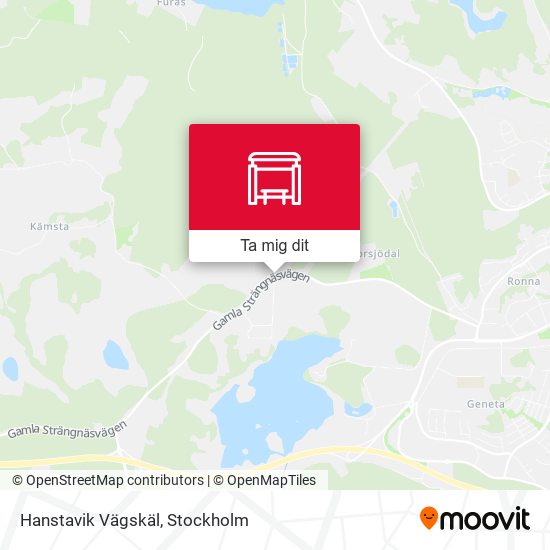 Hanstavik Vägskäl karta