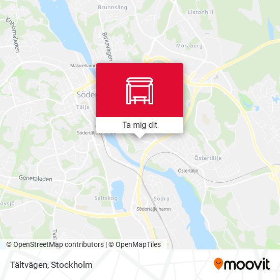 Tältvägen karta
