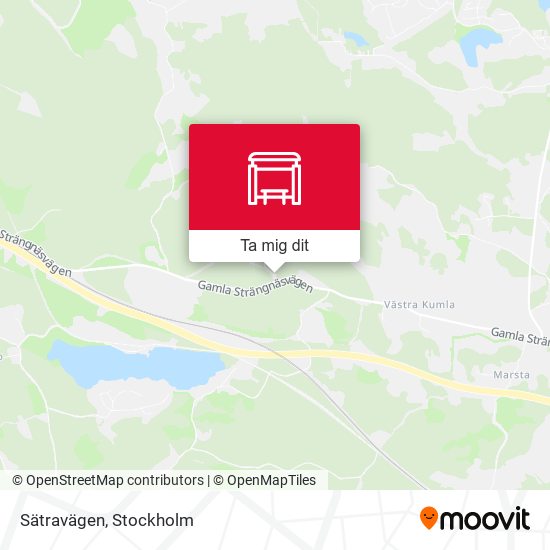 Sätravägen karta