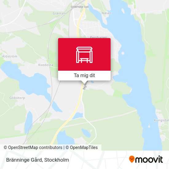 Bränninge Gård karta