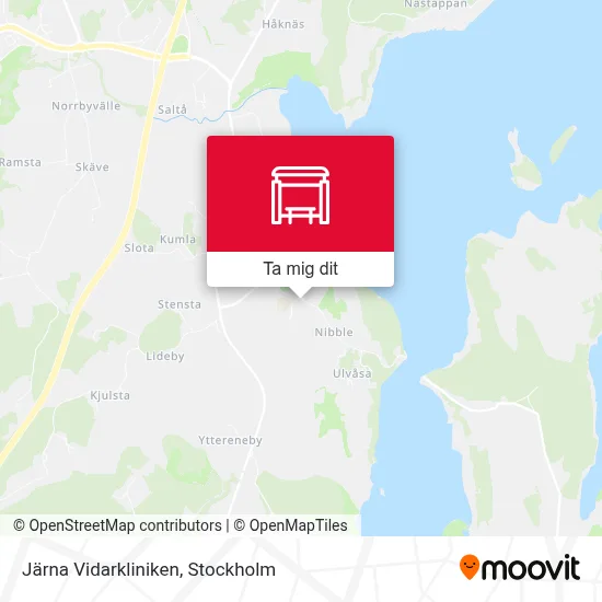 Järna Vidarkliniken karta