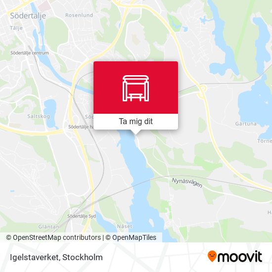 Igelstaverket karta