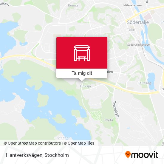 Hantverksvägen karta