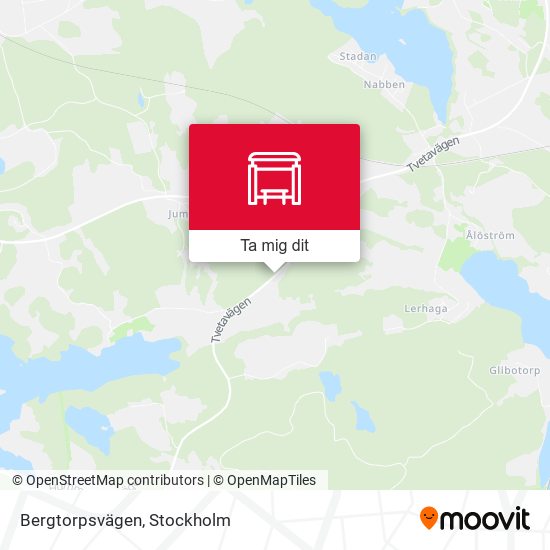 Bergtorpsvägen karta