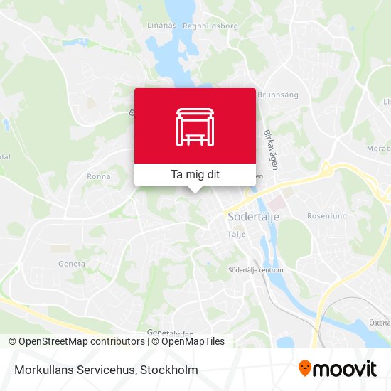 Morkullans Servicehus karta