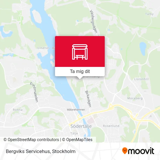 Bergviks Servicehus karta