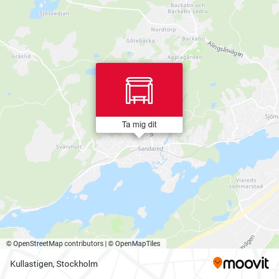 Kullastigen karta