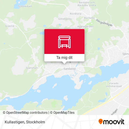 Kullastigen karta