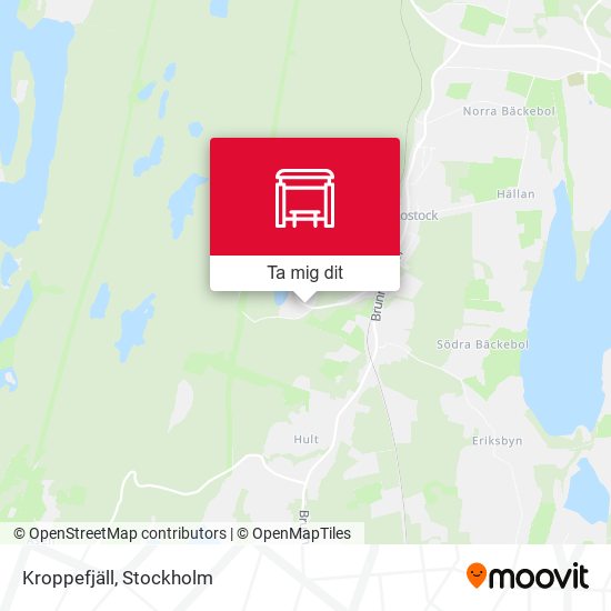 Kroppefjäll karta