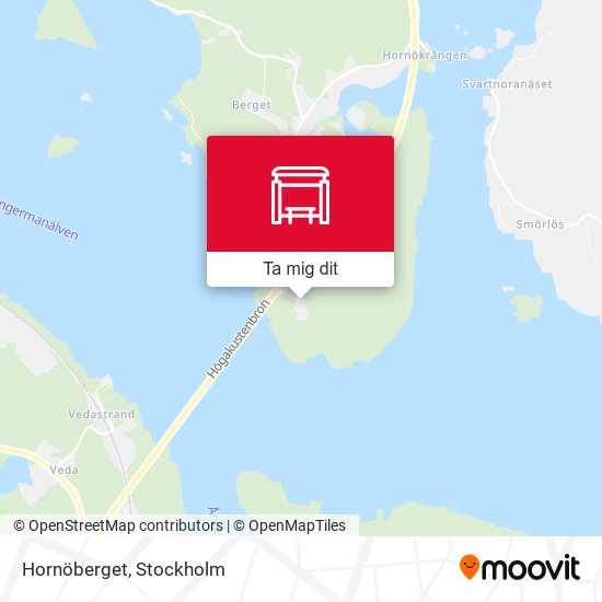 Hornöberget karta