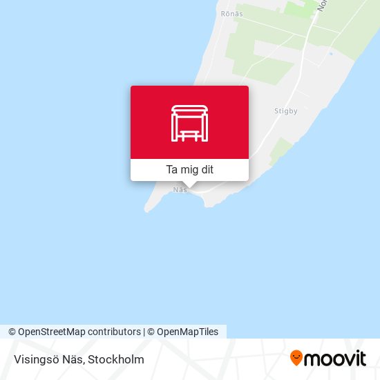 Visingsö Näs karta