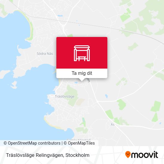Träslövsläge Relingvägen karta