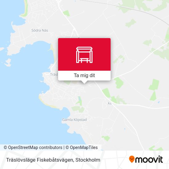 Träslövsläge Fiskebåtsvägen karta