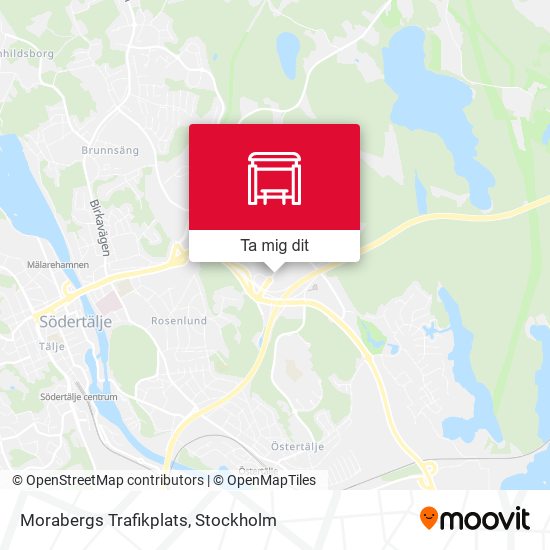 Morabergs Trafikplats karta