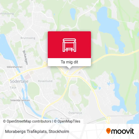 Morabergs Trafikplats karta