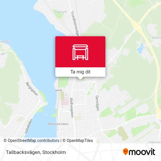 Tallbacksvägen karta