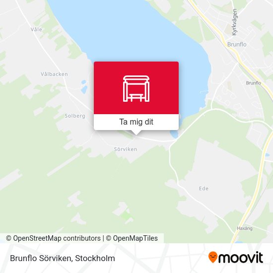 Brunflo Sörviken karta