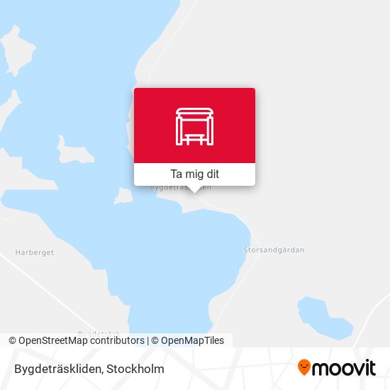 Bygdeträskliden karta