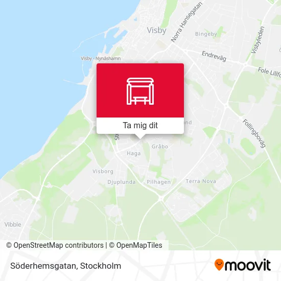 Söderhemsgatan karta