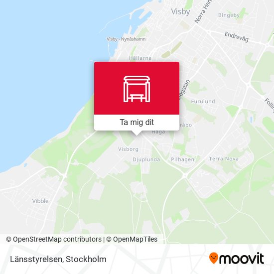 Länsstyrelsen karta