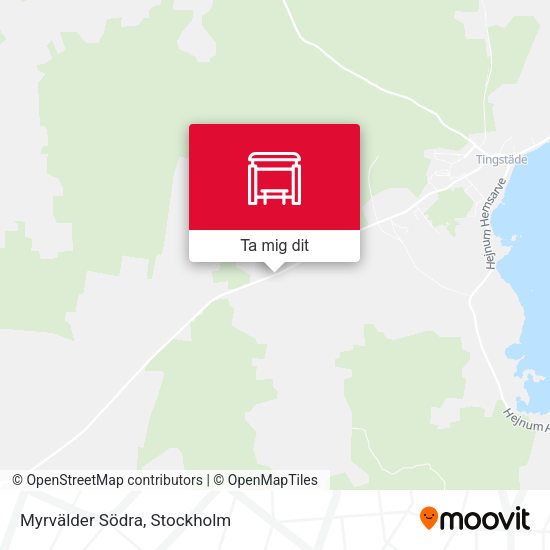 Myrvälder Södra karta