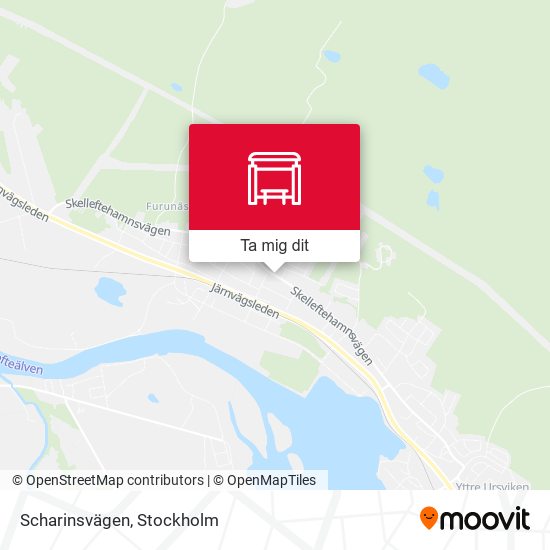 Scharinsvägen karta