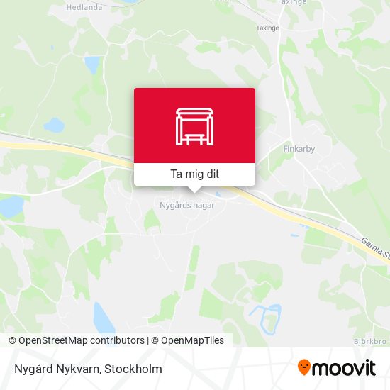 Nygård Nykvarn karta