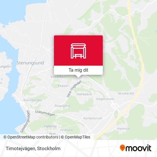 Timotejvägen karta