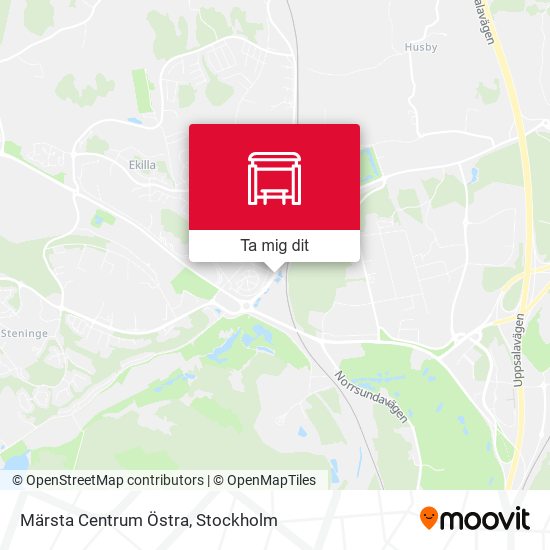 Märsta Centrum Östra karta