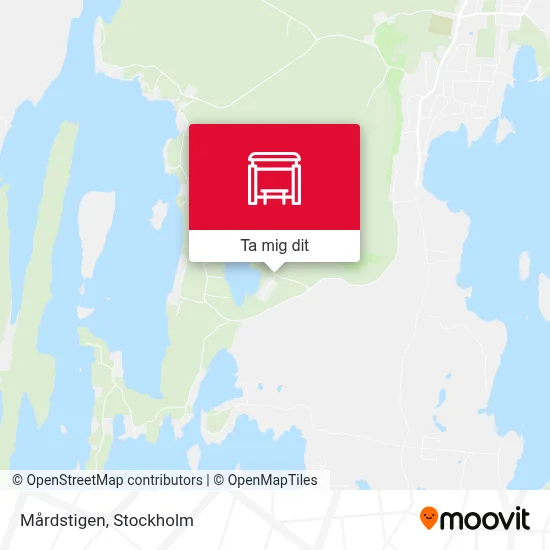 Mårdstigen karta