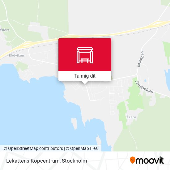 Lekattens Köpcentrum karta