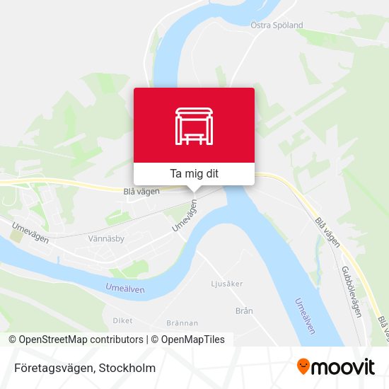 Företagsvägen karta