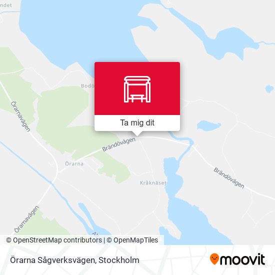 Örarna Sågverksvägen karta