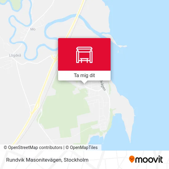 Rundvik Masonitevägen karta