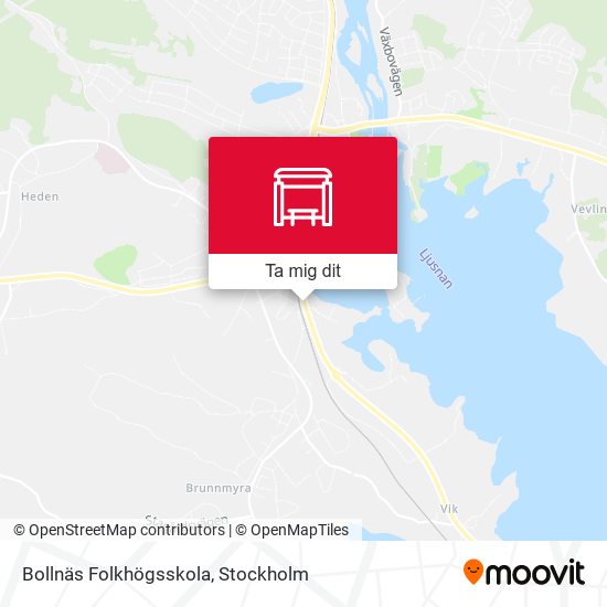 Bollnäs Folkhögsskola karta
