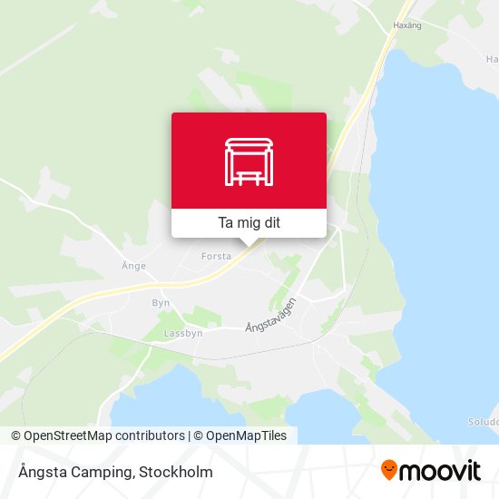 Ångsta Camping karta