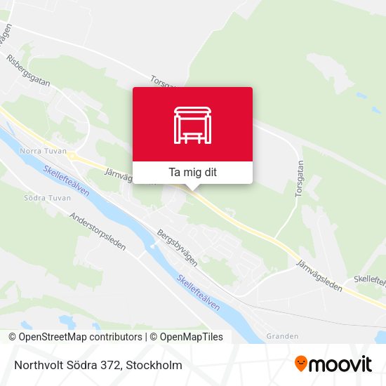 Northvolt Södra 372 karta