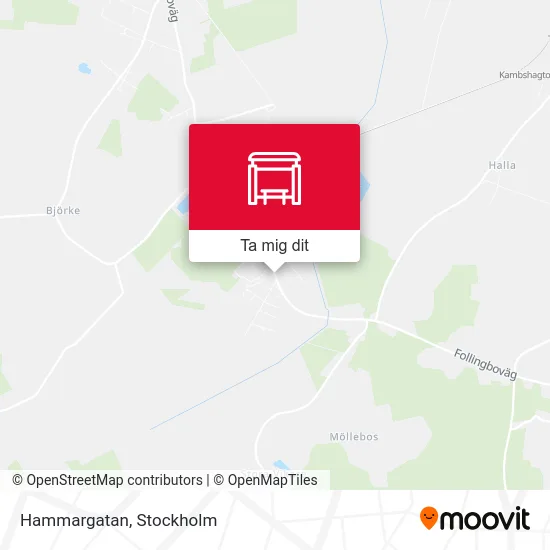 Hammargatan karta