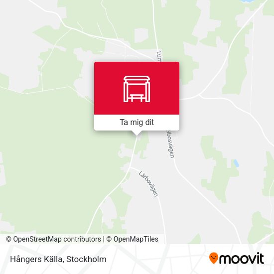 Hångers Källa karta