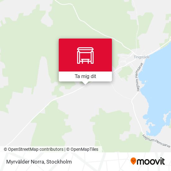 Myrvälder Norra karta