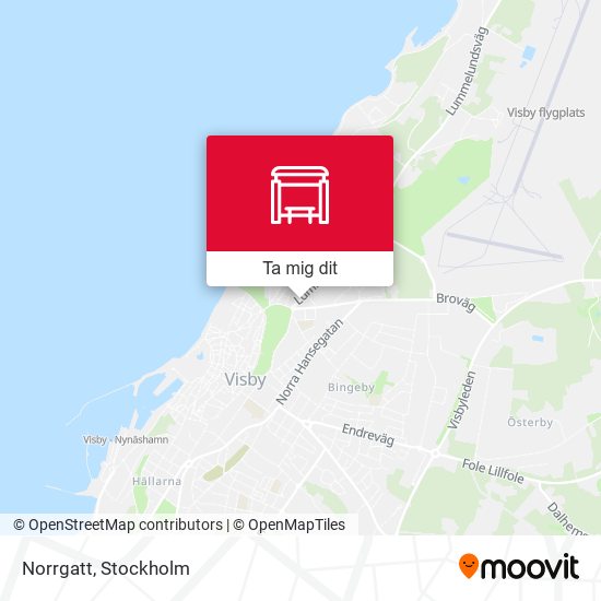 Norrgatt karta