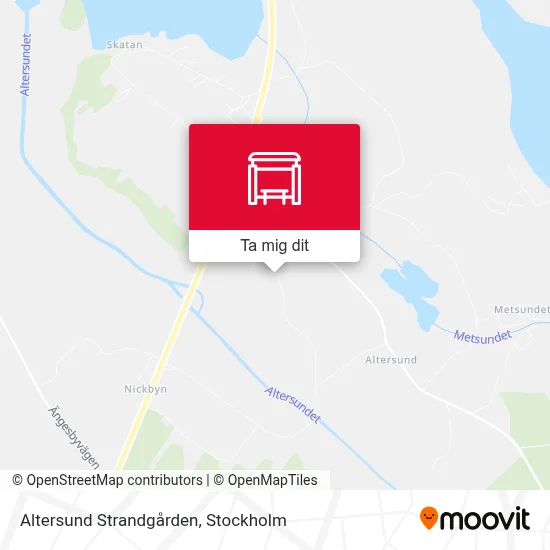 Altersund Strandgården karta