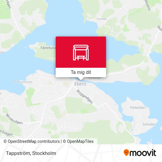 Tappström karta
