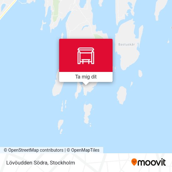 Lövöudden Södra karta