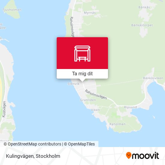 Kulingvägen karta