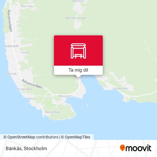 Bänkås karta