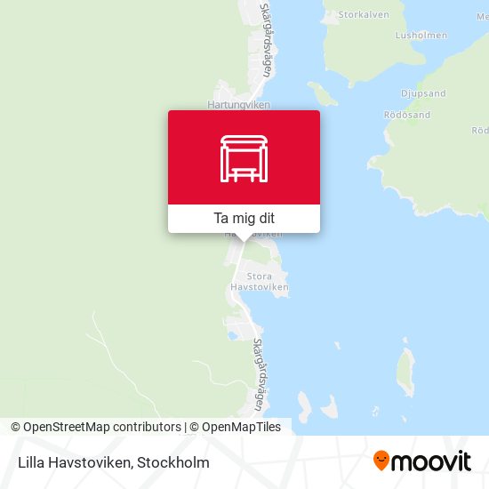 Lilla Havstoviken karta